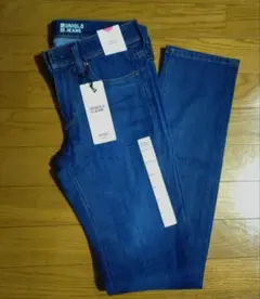 ヒートテックスキニーフィットストレートジーンズ25　股下80丈長め／ユニクロ新品