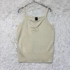 【カシミア・アンゴラ混】GAP キャミソール ニット オフホワイト Mのサムネイル