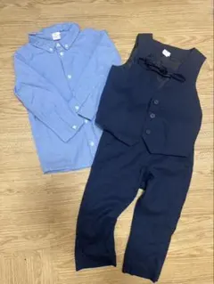 H&M フォーマル ベストとパンツセット 2-3Y