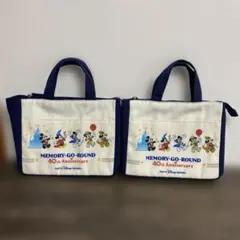 東京ディズニーランド40周年スーベニアランチバッグ2点セット