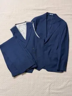 【希少】スーツセレクト リバーシブルジレ 3ピース