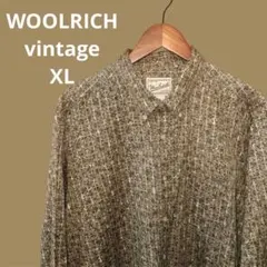 WOOLRICH 総柄シャツ US vintage 古着 XL サイズ
