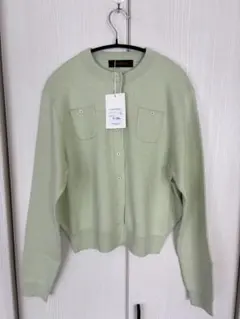 CABaN コットンカシミヤ クルーネックカーディガン