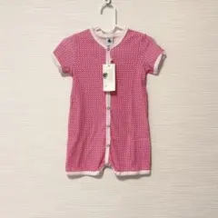 新品未使用 Petit Bateau 半袖ロンパース 18M