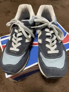 New Balance スニーカー ネイビー/ホワイト　26㌢