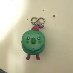 ナンジャモンジャ　カプセルフィギュアキーホルダー　グリーン　ガチャ　マスコット