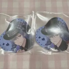 ♡Melty Valentine♡ ミラン・ケストレル ハート型缶バッジ 2個