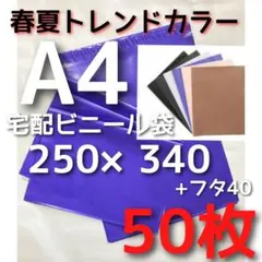 きれいめカラー 宅配ビニール袋 a4 かわいい メルカリストア 梱包資材