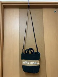 niko and ... ミニトートバッグ ダークグリーン