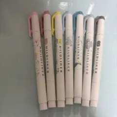 ゼブラマイルドライナー7色7本(バラ売り不可)