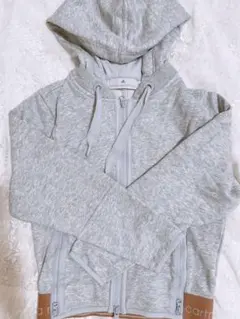 stella mccartney アディダス グレー パーカー XS