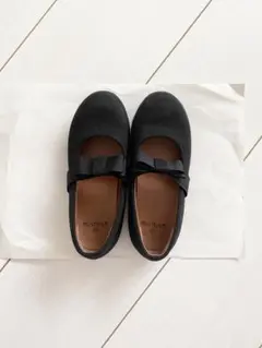 HusHusH リボン付きパンプス 黒 18cm フォーマル