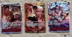 ワンピースカード　決戦の刻　エース　シークレット ルフィ 白ひげ SR