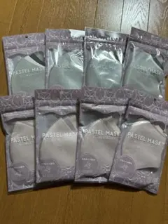 【新品】PASTEL MASK 3枚入 3Dしっとりマスク　レギュラー　8セットのサムネイル