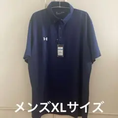 新品タグ付き★Under Armour 濃ネイビー ポロシャツのサムネイル