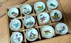 九谷焼十二支盃　隆作 九谷焼十二支盃 隆作 九谷焼十二支盃 隆作 九谷焼十二支盃 隆作