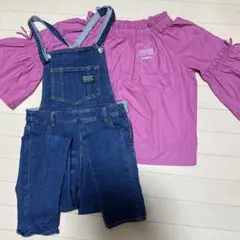 LOVETOXIC トップ（M）とオーバーオール（L）　セットお値引きしました。