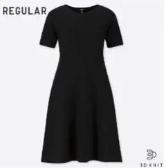 【UNIQLO】3Dコットンフレアワンピース(半袖)