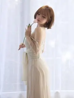 logo long dress andmary タグ付き未使用正規品 - メルカリ