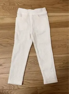 バースデイ　DAILYLINE コールテンレギンス　コーデュロイ　白　zara