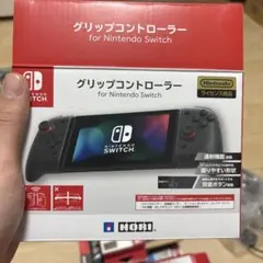 HORI グリップコントローラー クリアブラック