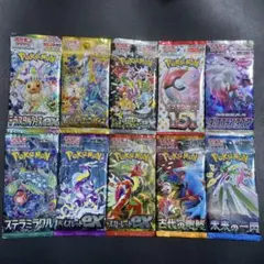 セルキーナ様専用　テラスタルフェスex等　パック詰め合わせ　10セット