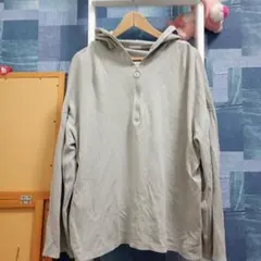 グレー フード付きパーカー Lサイズ　GU