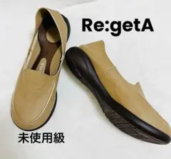 未使用級☆Re:getAバブーシュー ローファー スリッポン　2way