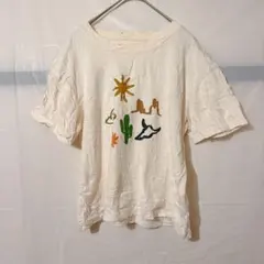 美品✨️ Madewell クリーム色 Tシャツ 【S】 プリントTシャツのサムネイル