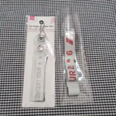 NEWSライブ2026KMK銀テープ3本 銀テープ用キーホルダー