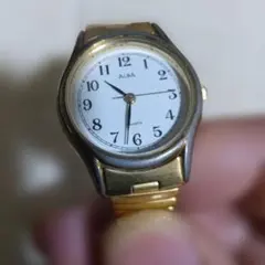 ALBA ゴールド クォーツ 腕時計 ジャンク品