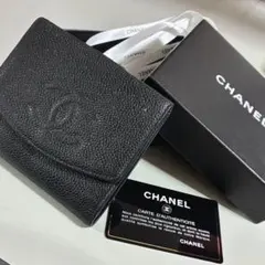 CHANEL/シャネル ココマーク 2つ折り財布