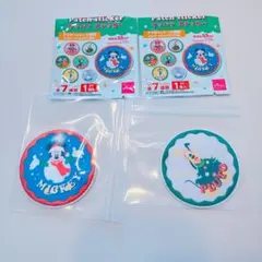 ディズニー ワッペンステッカー 2枚セット ミッキー プルート ダイソー