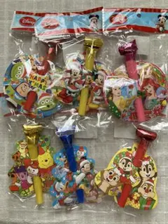 ディズニーキャラクター 吹き戻し　パーティーグッズ 6個セット