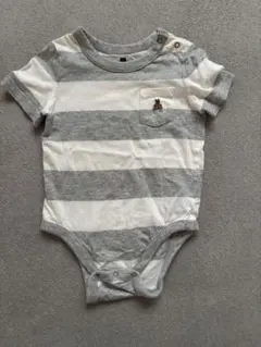 baby GAP ストライプロンパース 6-12ヶ月