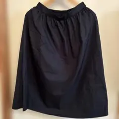 GU ブラック フレアスカート