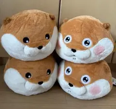 新品 豆しばパトロール隊 クッション チームC とら丸 だるいぬ団