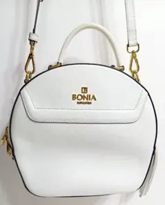 BONIA ボニア 2way ショルダーバッグ ハンドバッグ 白 2026年最新】BONIAの人気アイテム - メルカリ