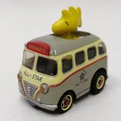 チョロＱ　スヌーピーコレクション　首振り　バス　ピーナッツ　TAKARA