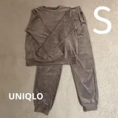 UNIQLO ウルトラストレッチスムースセット S グレージュ