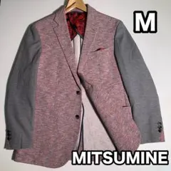 ミツミネ テーラードジャケット カジュアルジャケット アンコン ストレッチ M