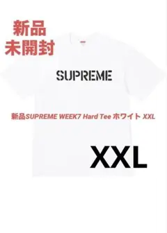 新品SUPREME WEEK7 Hard Tee ホワイト XXL Tシャツ - メルカリ