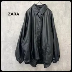 # ZARA ザラ　ZARA フェイクレザージャケット　オーバーサイズ