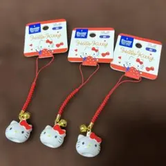 ハローキティ ストラップ 3個セット