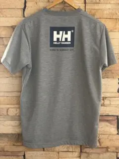 ⁠HELLY HANSEN ヘリーハンセン 速乾 Tシャツ M グレー背面ロゴ⁠