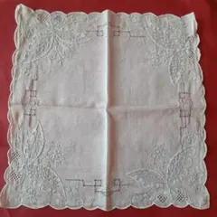 スワトウ刺繍入りハンカチ
