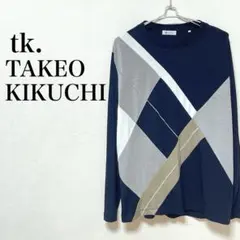 tk.TAKEO KIKUCHI 切り替え カットソー　Tシャツ　長袖