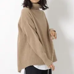 BARNYARDSTORM バンヤードストーム タートルニット カシミヤ混