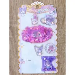 キラキラ　ウォーターinシール　お裾分け　マイメロ　クロミ