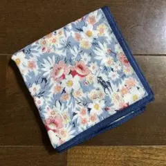 POLO RALPH LAUREN✴︎ハンカチ✴︎花柄ブルー✴︎未使用品のサムネイル